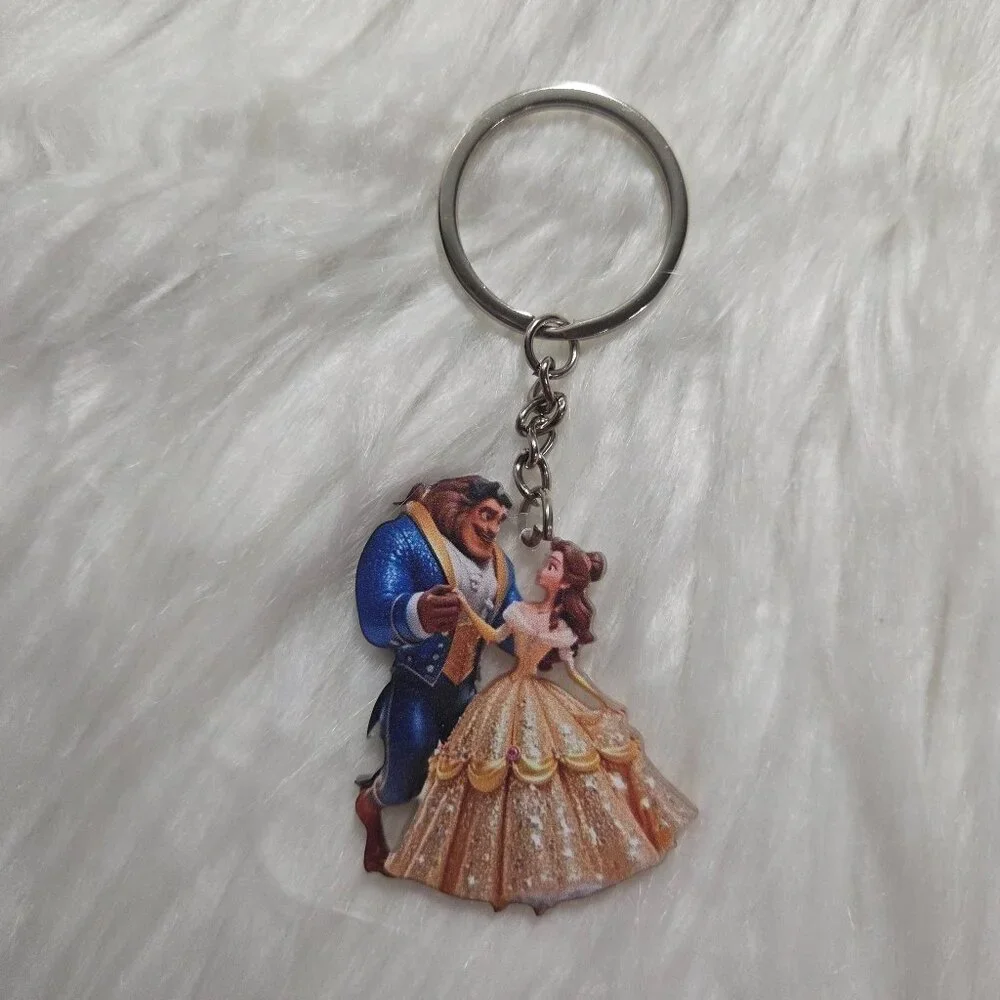 Beauty & the Beast Keychain